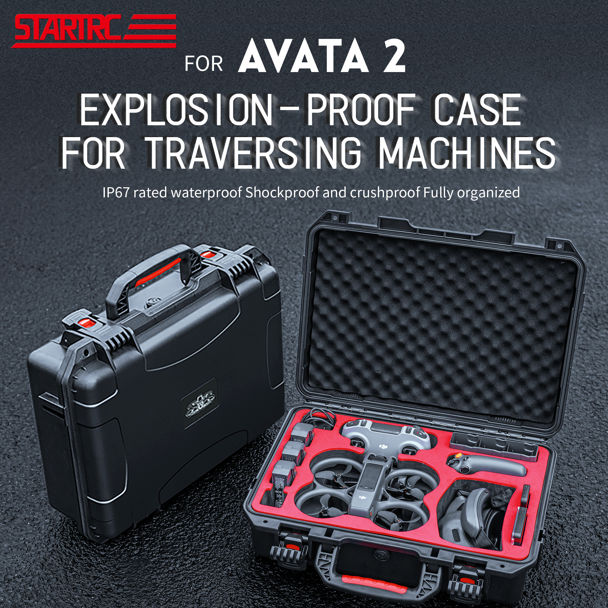 Avata 2 Case,Waterproof Carryi – обзор и цена Drone Charging Hub