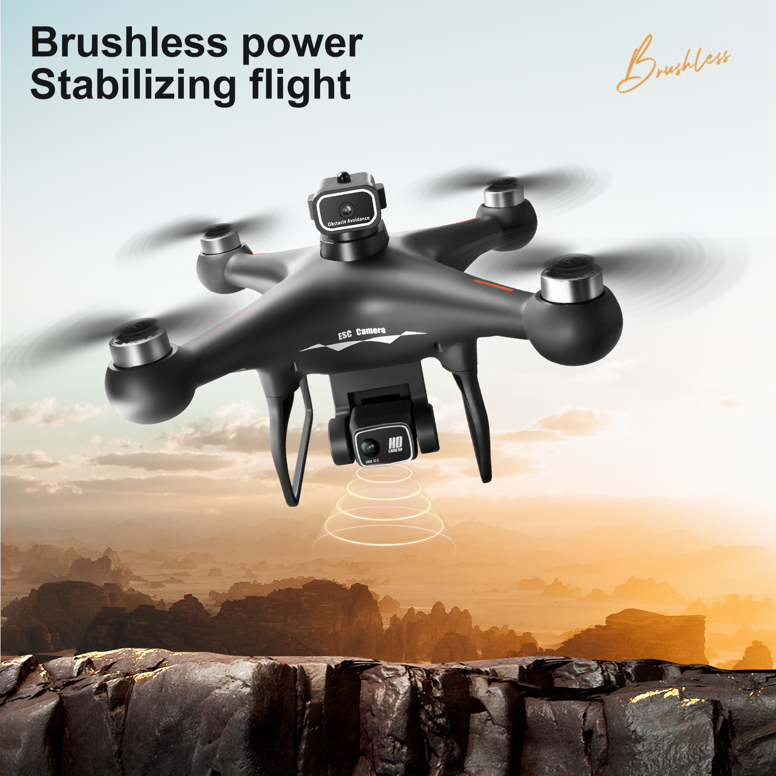 ZNLYRION S116 RC Drone Brushle – обзор и цена Drone Power Bank