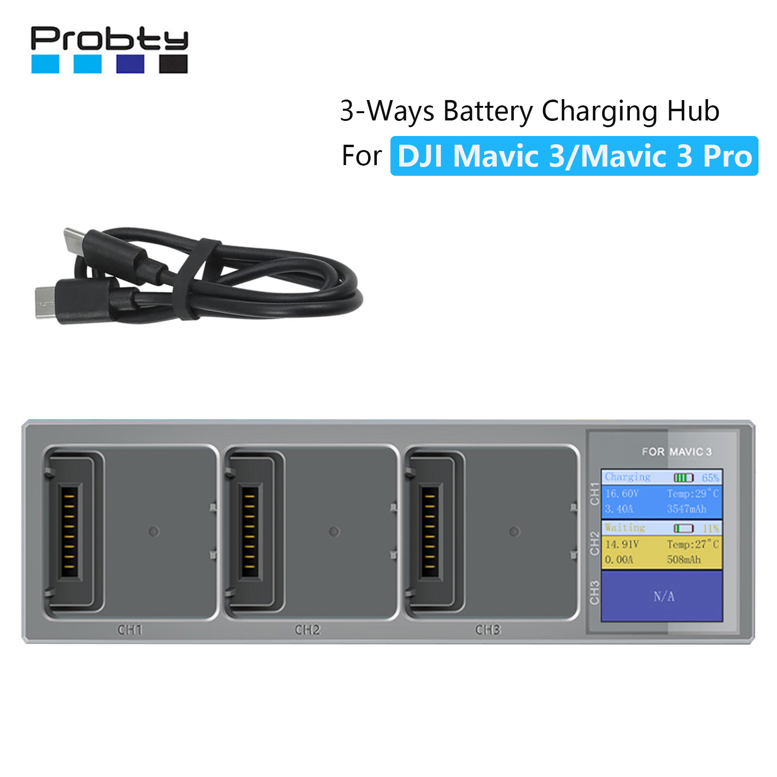 New 3 In 1 Charging Hub for DJ – обзор и цена Drone Power Bank