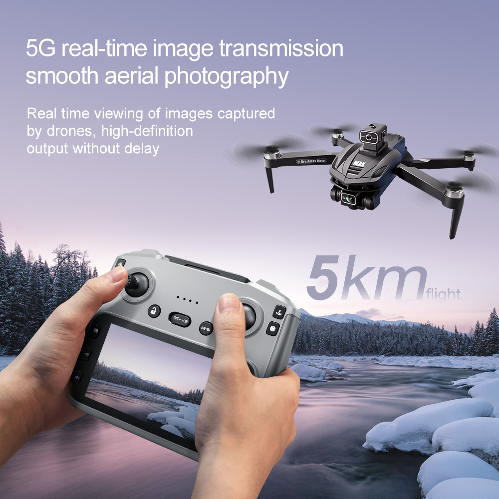 V168 PRO Max GPS Drone 8K Prof – обзор и цена Drone Controller Screen