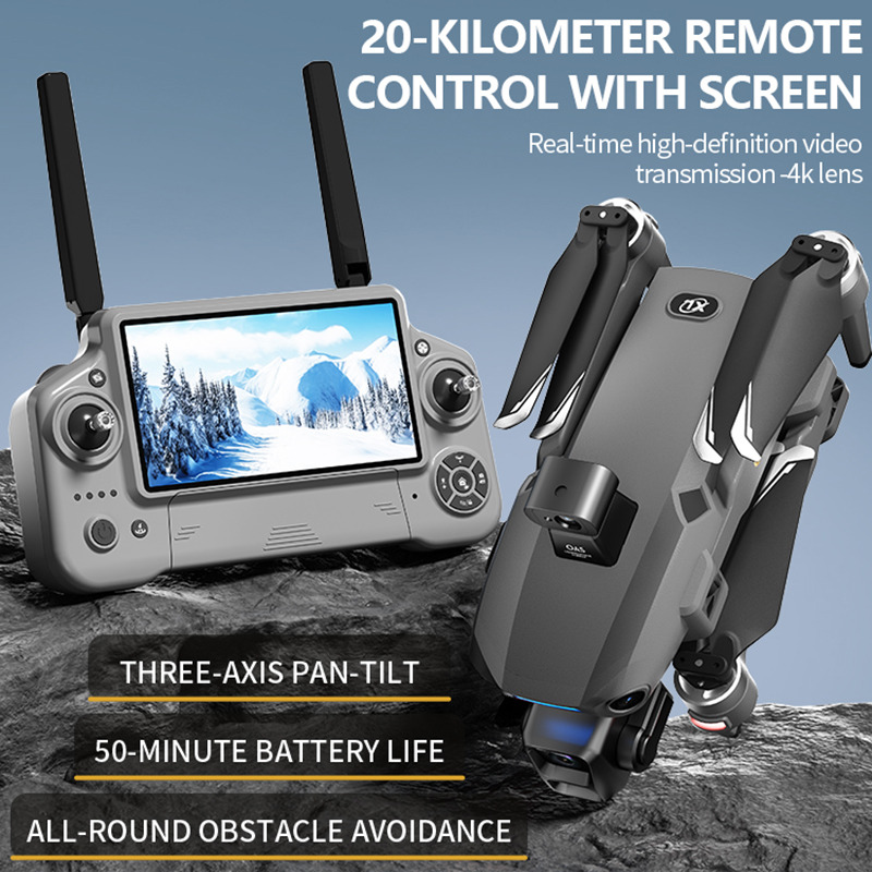 2026 New 8K Dual Camera Drone  – обзор и цена Drone Controller Screen