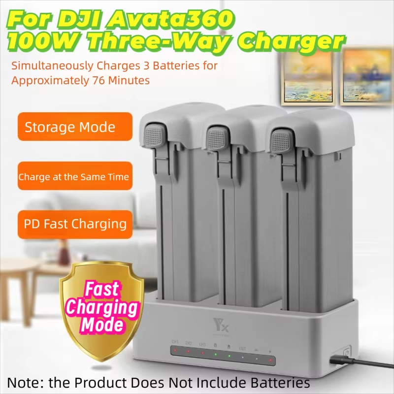 For DJI AVATA360 Drone Battery – обзор и цена Drone Charging Hub