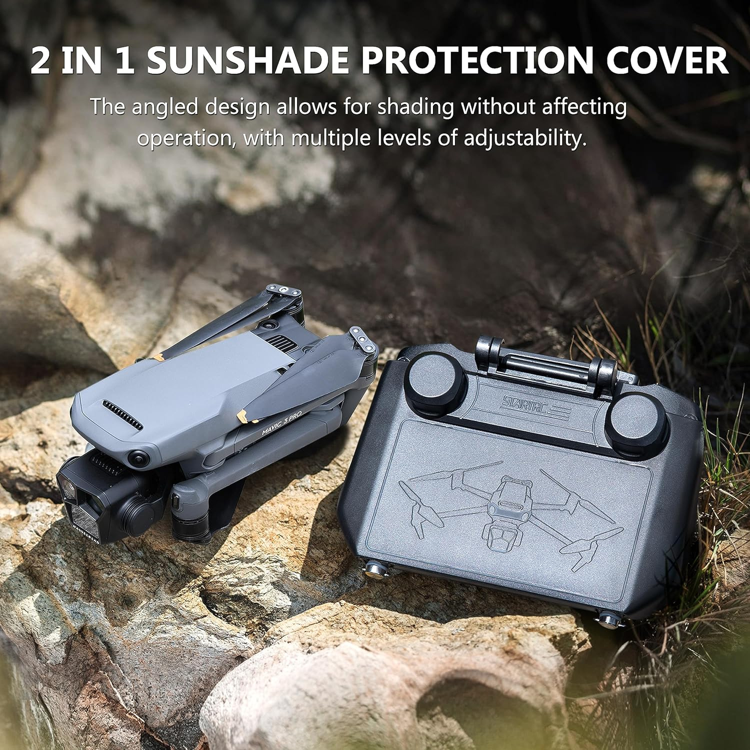 2-in-1 Sun Hood & Joystick Cov – обзор и цена Drone Control Stick