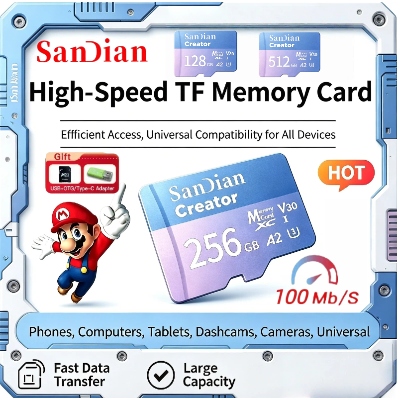 Mini SD Memory Card 128GB 256G – обзор и цена Drone Strobe Light