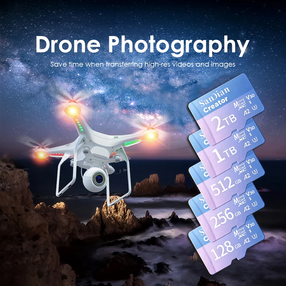 Mini SD Memory Card 128GB 256G – обзор и цена Drone Strobe Light