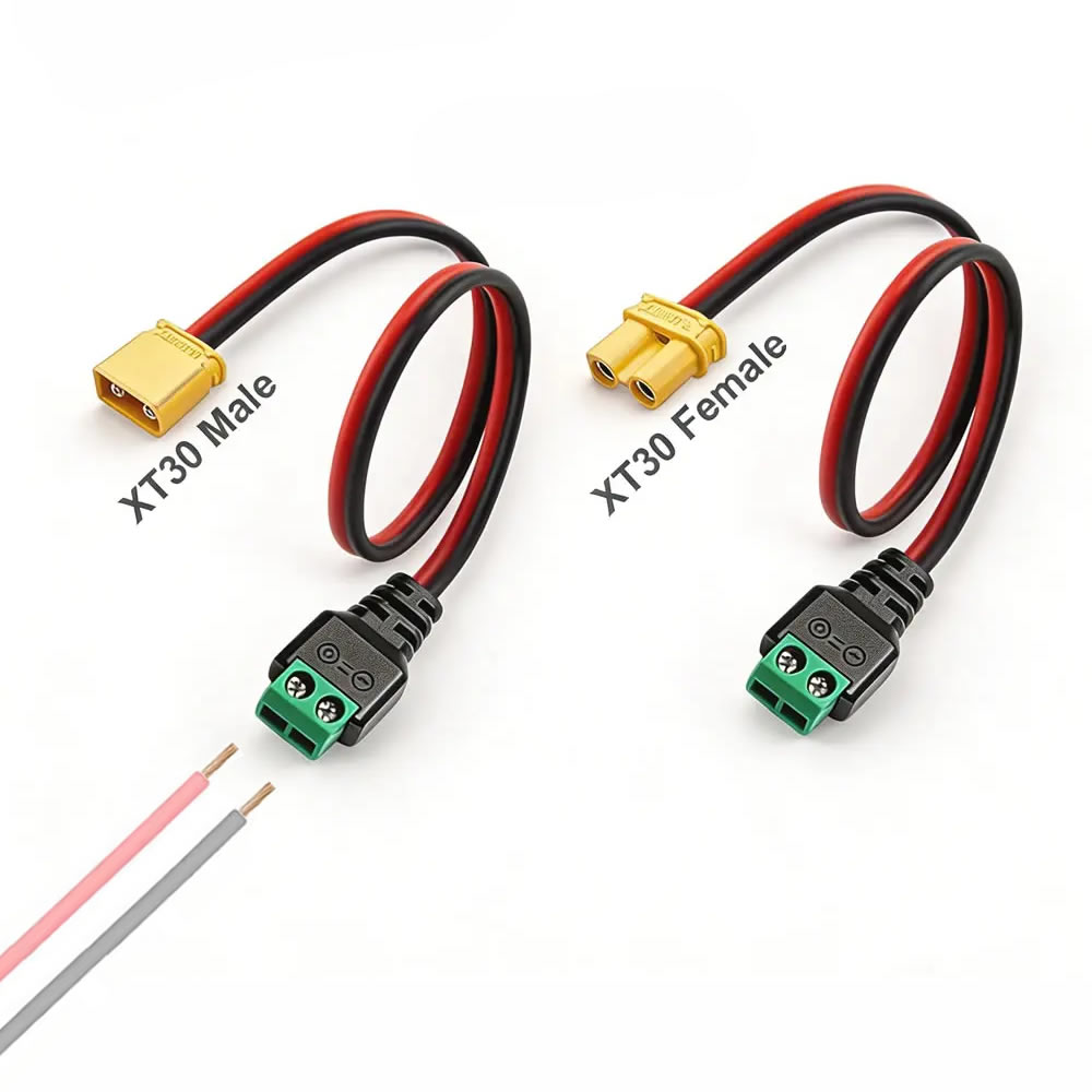 XT30 Male Female Connector Plu – обзор и цена Drone Battery Adapter