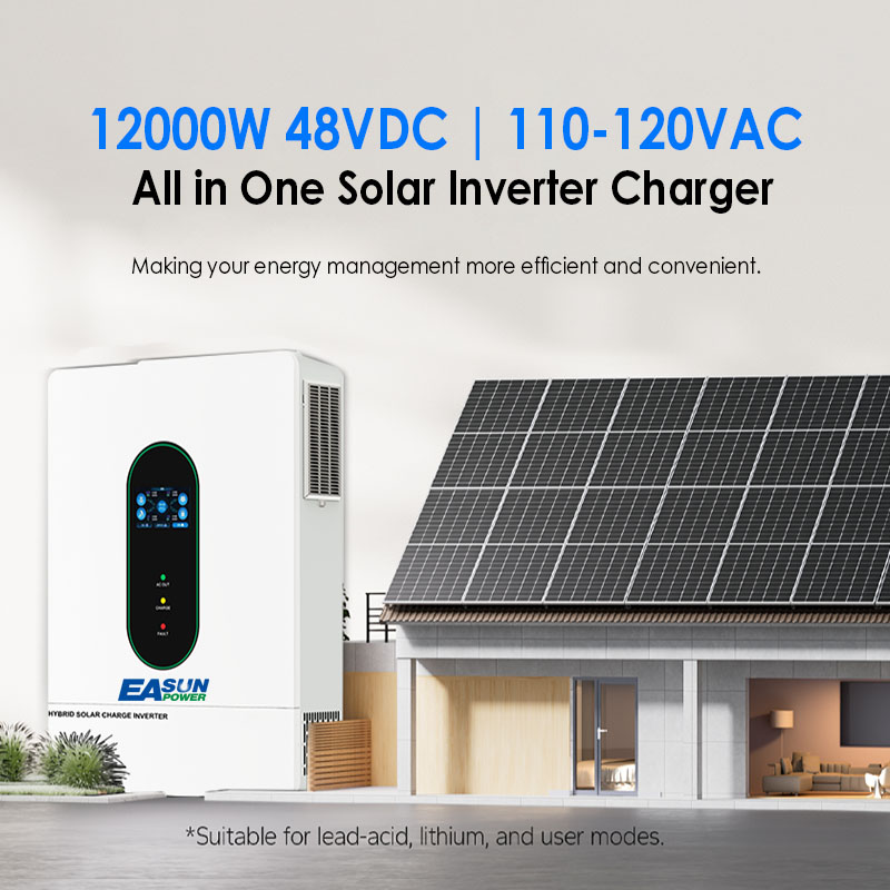 EASUN US 12KW 12000W Split Pha – обзор и цена Drone Solar Charger