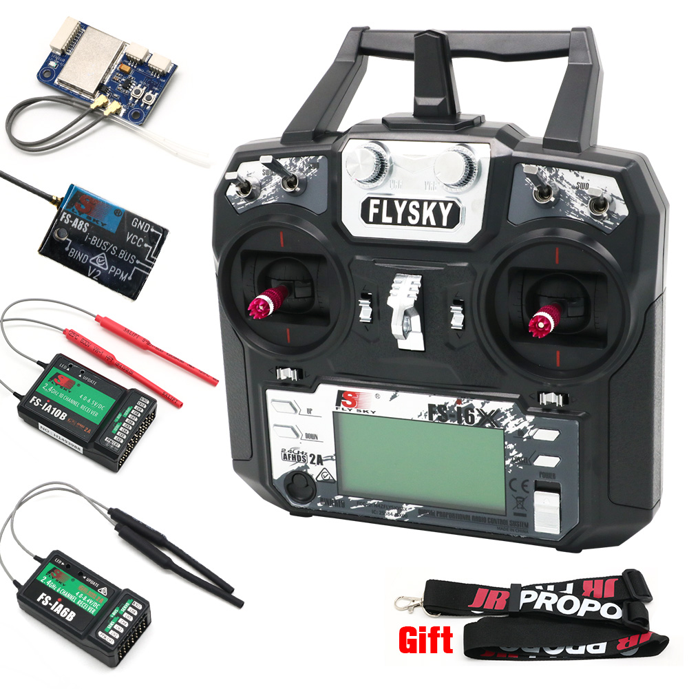 FLYSKY FS-i6X FS i6X 10CH 2.4G – обзор и цена Drone Battery Adapter