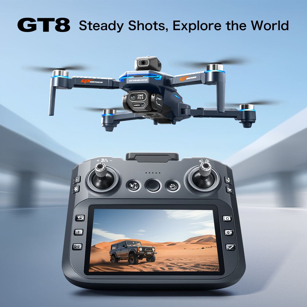 GT8 Obstacle Avoidance Aerial  – обзор и цена Drone Controller Screen